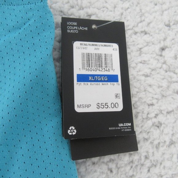 Under Armour Project Rock Training Reversible Gym Tank Top Men's Size XL NEW - Picture 9 of 10